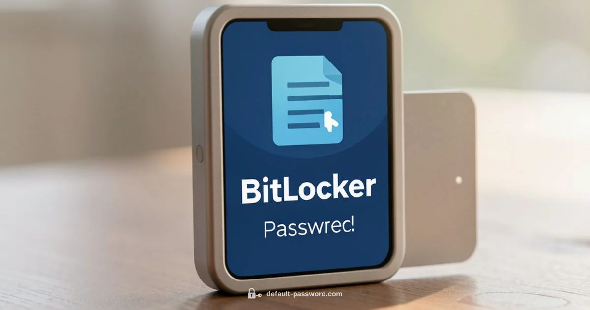 BitLocker Password Guide - Default Password