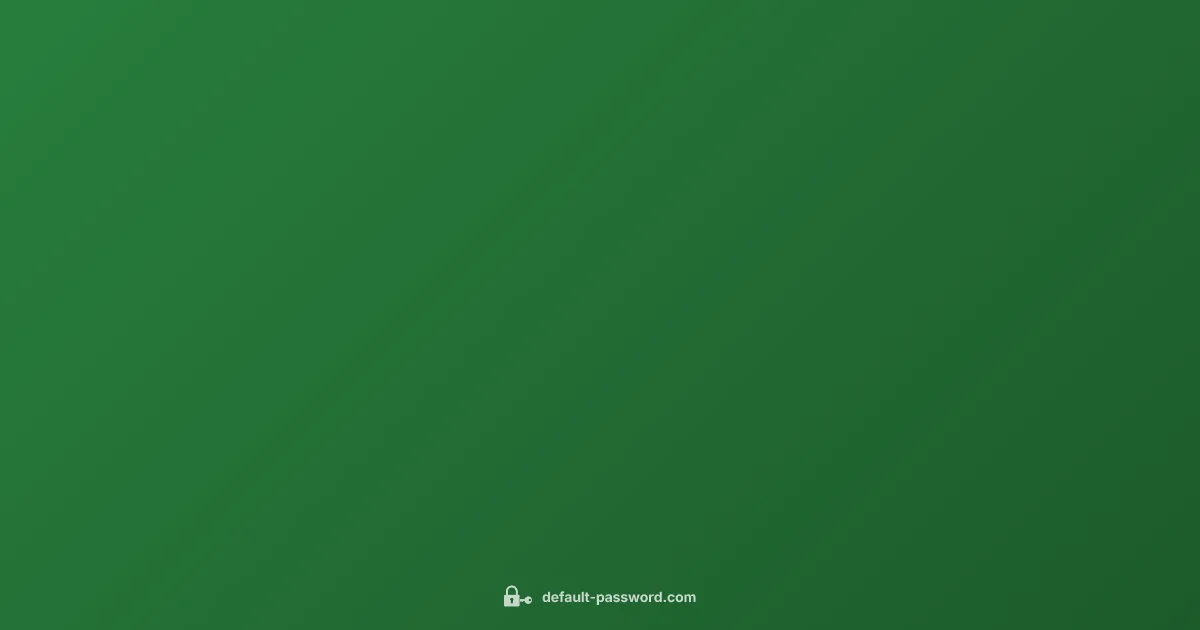 Default Password Guide (illustration)