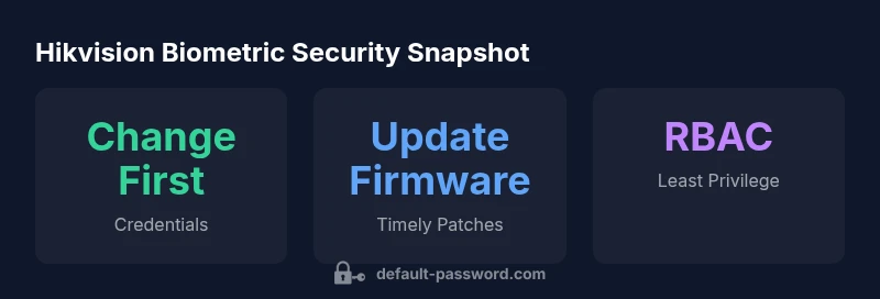 infographic showing best practices for securing Hikvision biometric devices
