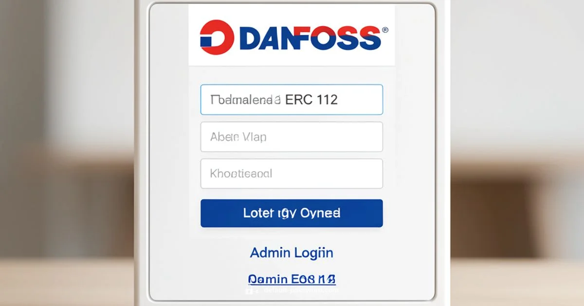 ERC 112 Password Guide - Default Password