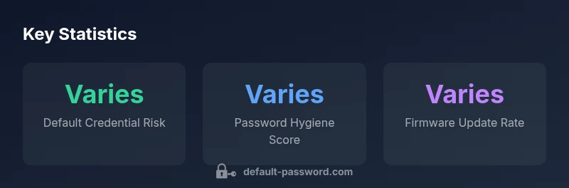Stat cards showing DVR password security metrics
