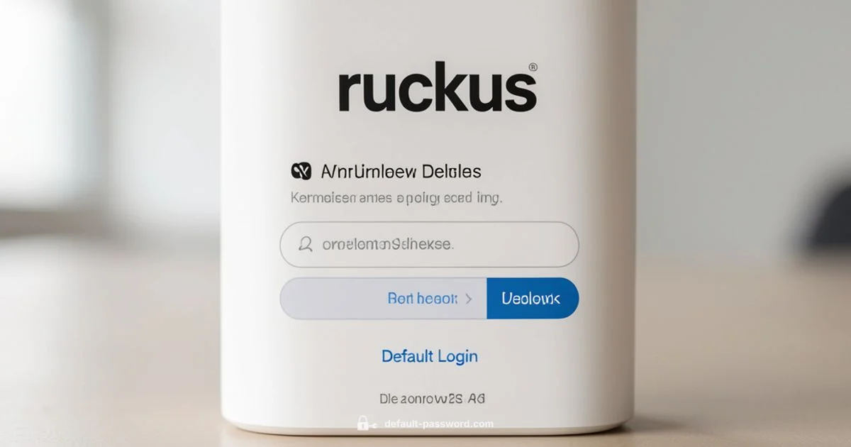 Ruckus Default Login Ruckus Default Login - Default Password