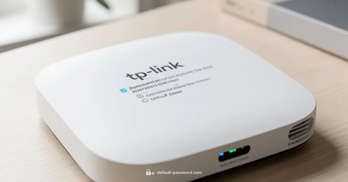 TP-Link Login Tips - Default Password