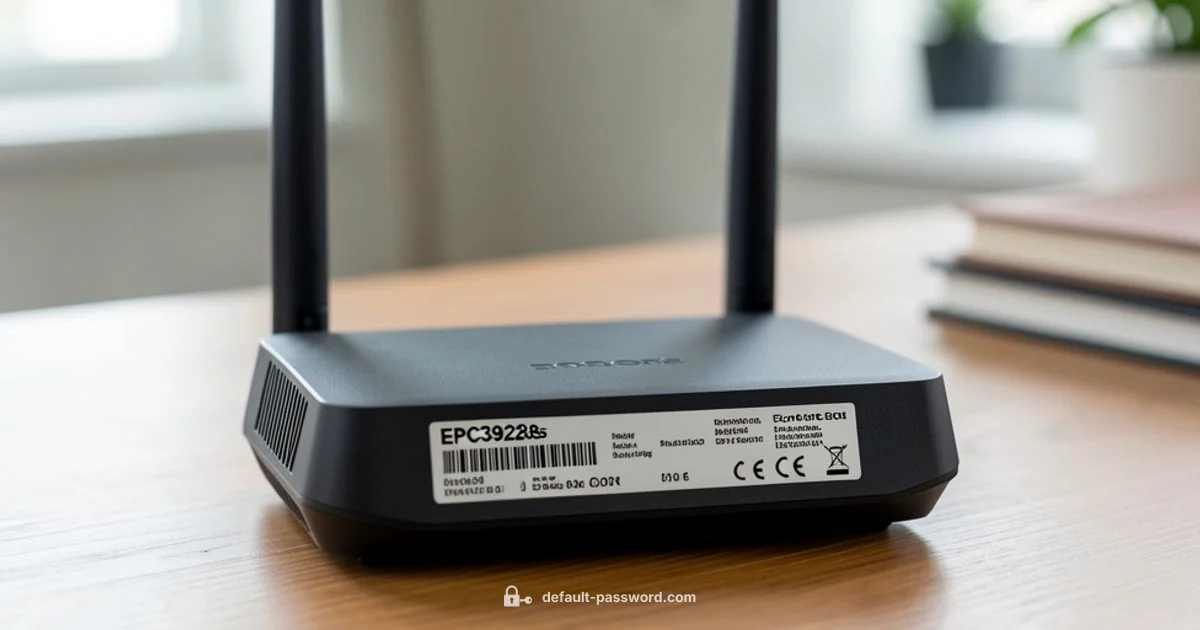 EPC3928S Password Guide - Default Password