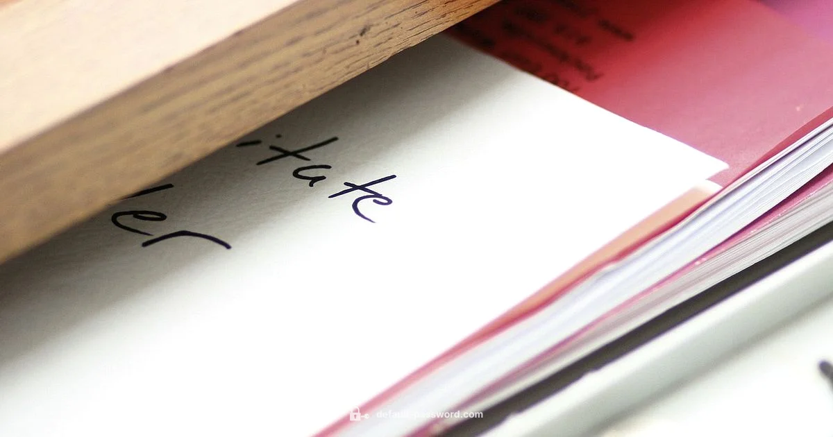 Reset & Secure Access - Default Password