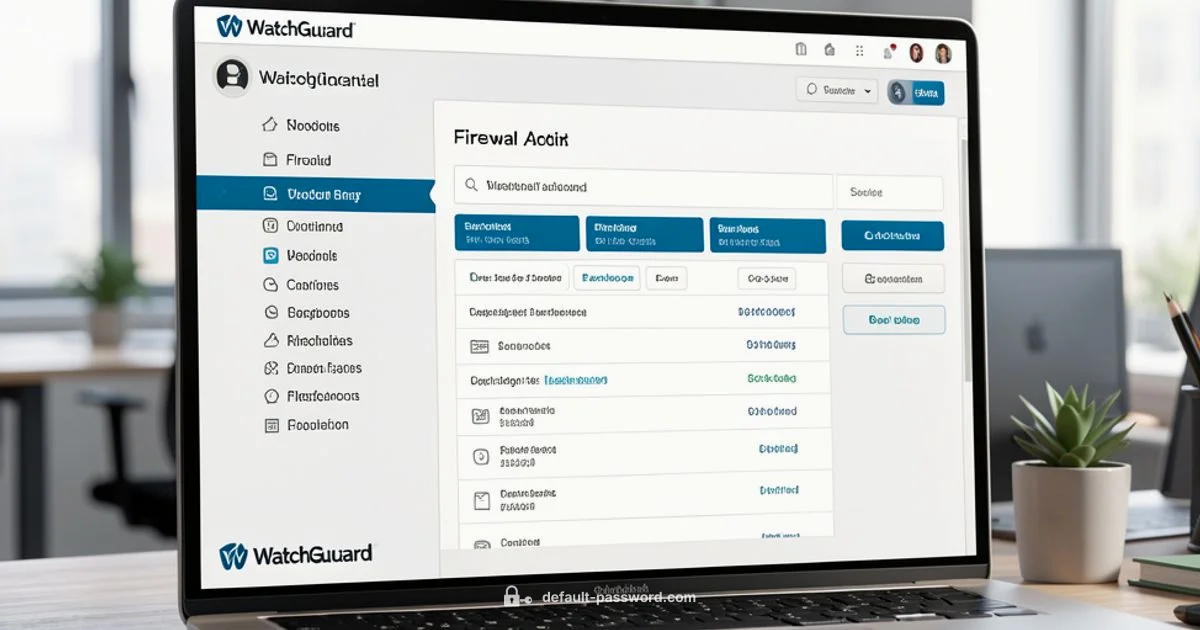WatchGuard Admin Passwords - Default Password