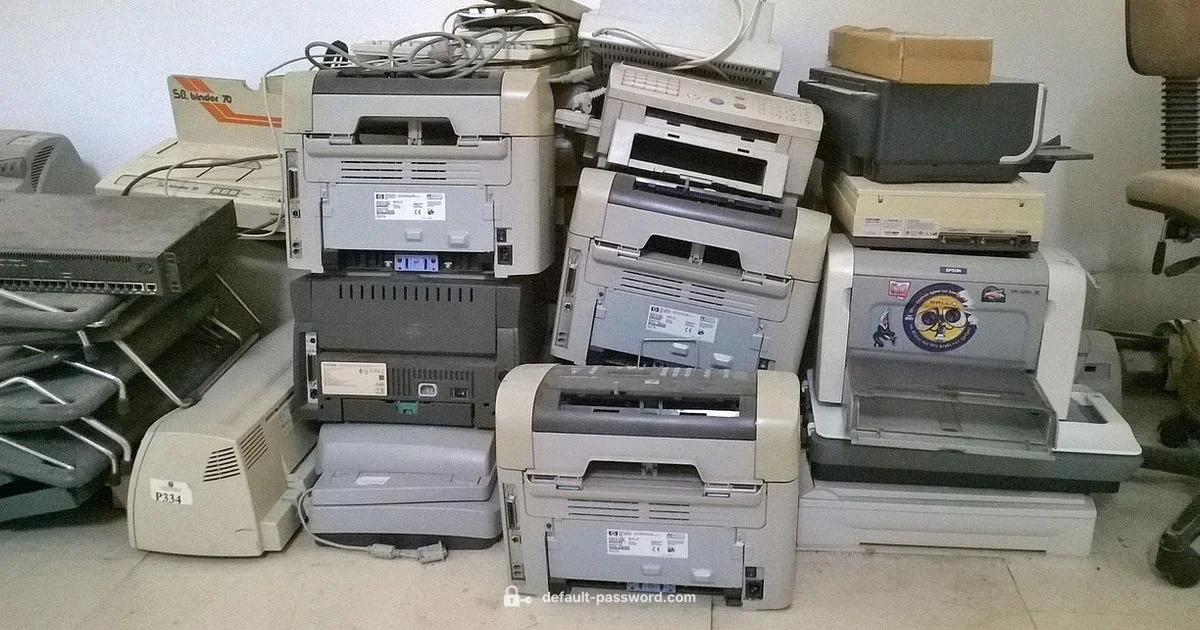 Konica Admin Security Konica Admin Security - Default Password