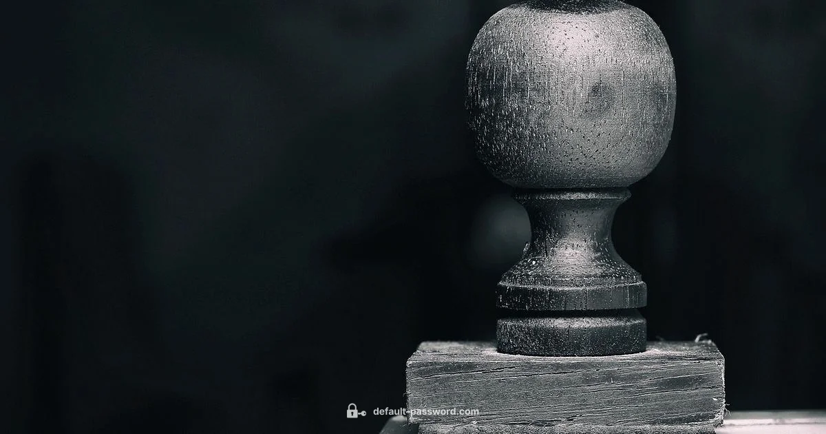 Printer Password Security - Default Password