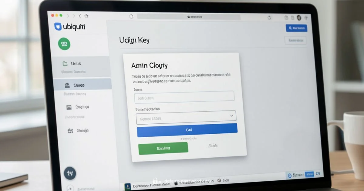 Cloud Key Admin Access - Default Password