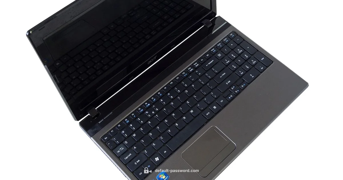 Acer Password Guide - Default Password