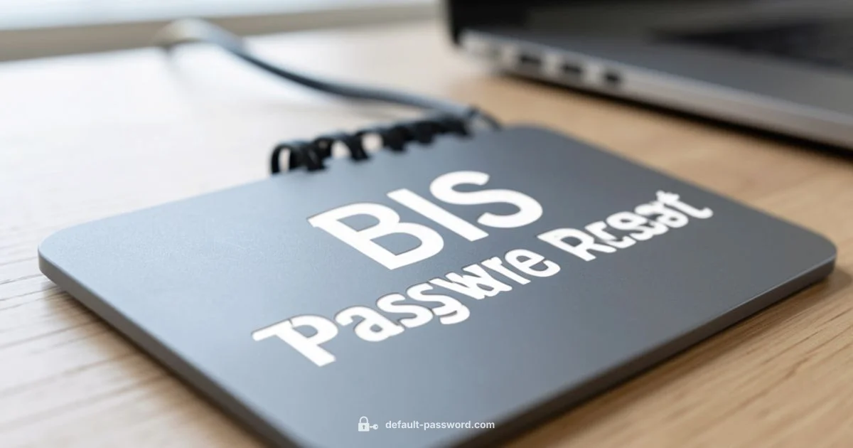 Reset BIOS Admin Reset BIOS Admin - Default Password