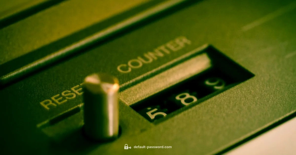 Factory Reset Guide Factory Reset Guide - Default Password