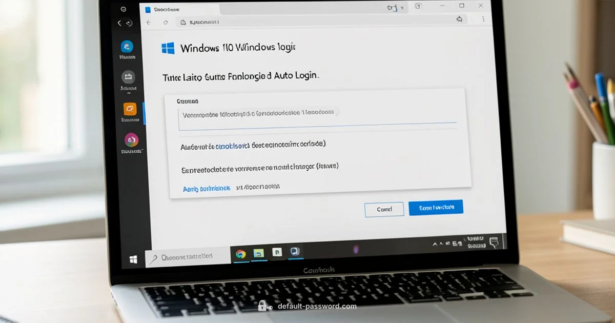 Auto-Login Setup - Default Password
