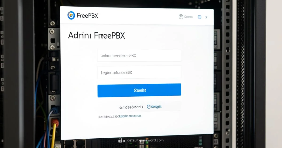 Secure FreePBX Admin - Default Password
