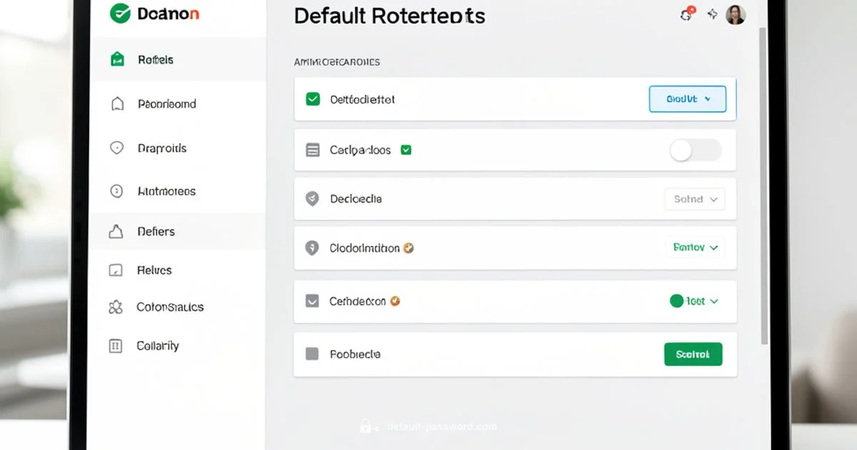 Default Passwords Guide