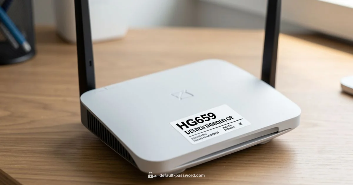 HG659 Admin Access - Default Password