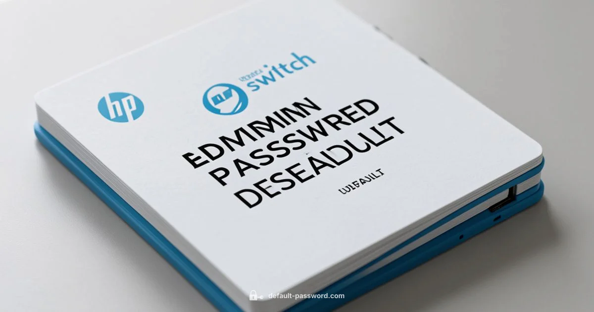 HP Switch Security - Default Password