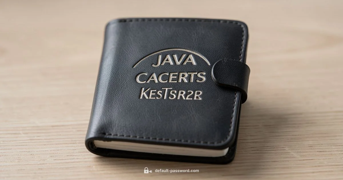 Default cacerts Password Default cacerts Password - Default Password