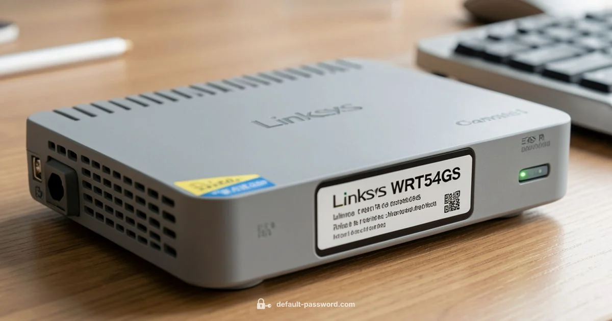 WRT54GS Password Guide - Default Password