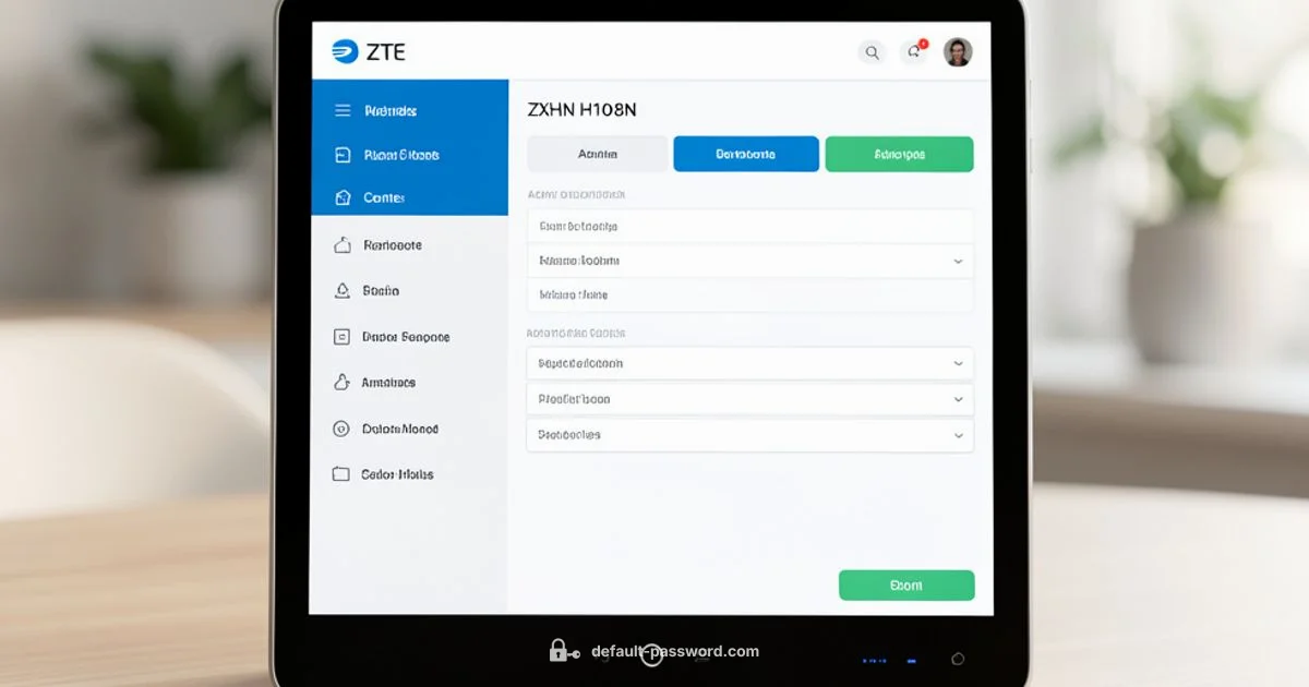 H108N Admin Login H108N Admin Login - Default Password