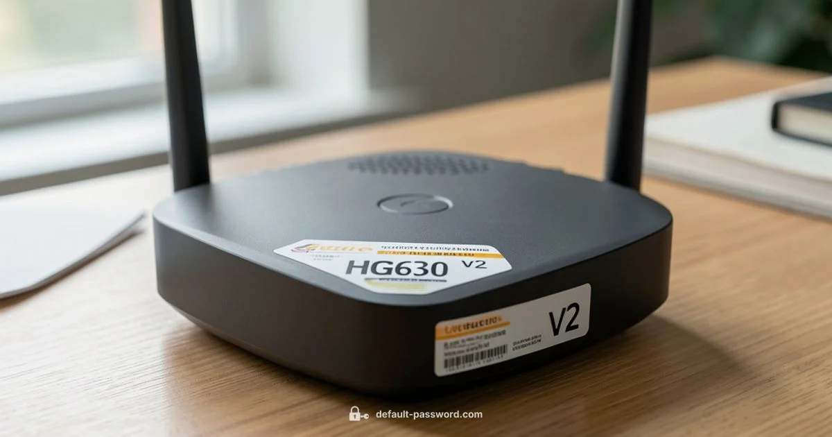 HG630 v2 Password Guide - Default Password