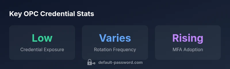 Infographic showing OPC credential security statistics