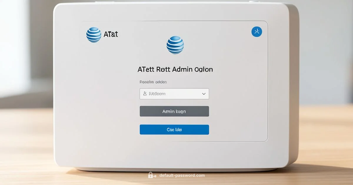 AT&T Router Admin - Default Password