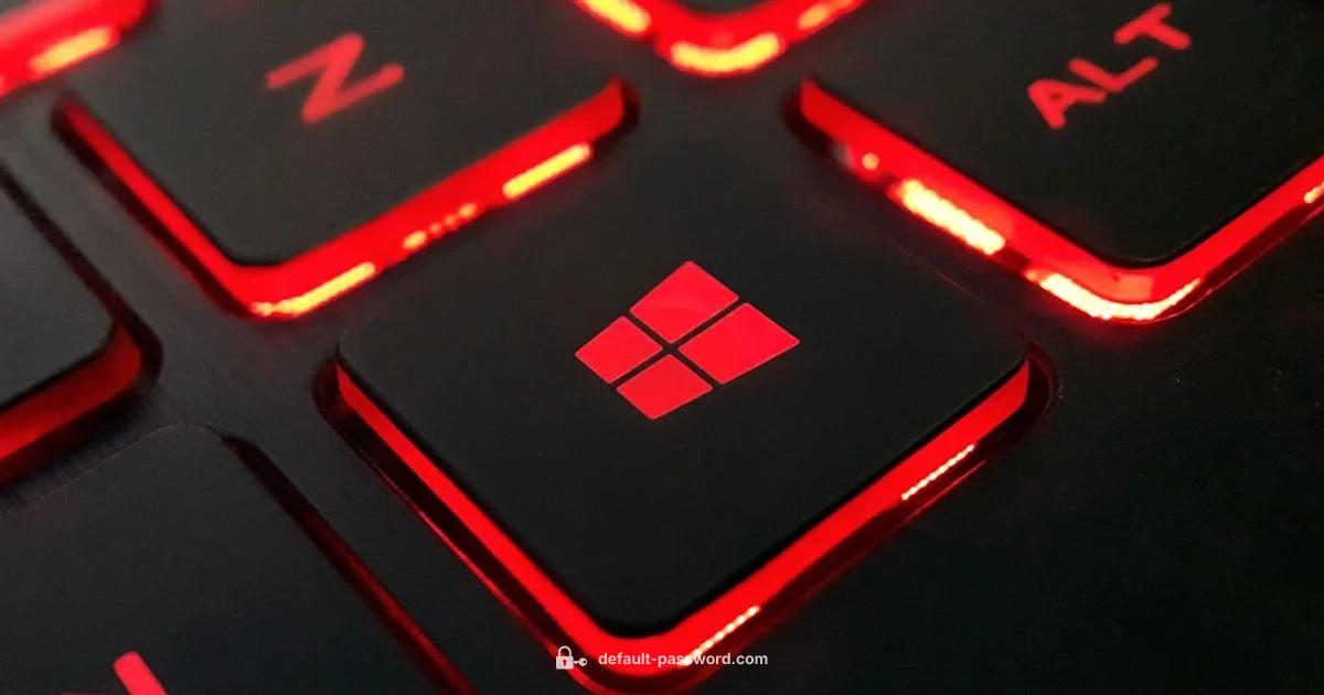 Admin Password Reset - Default Password