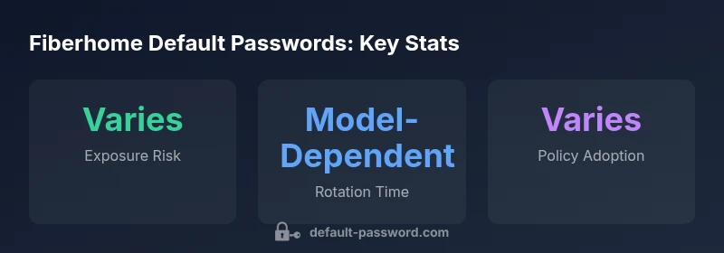 Key statistics on Fiberhome default password security