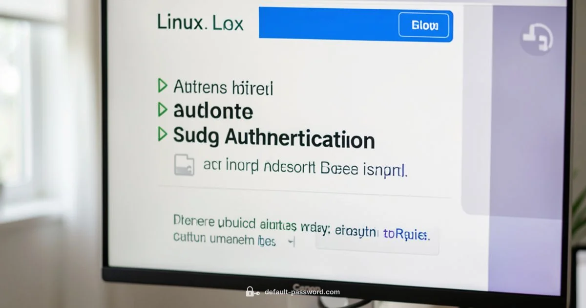 Sudo Password Essentials - Default Password