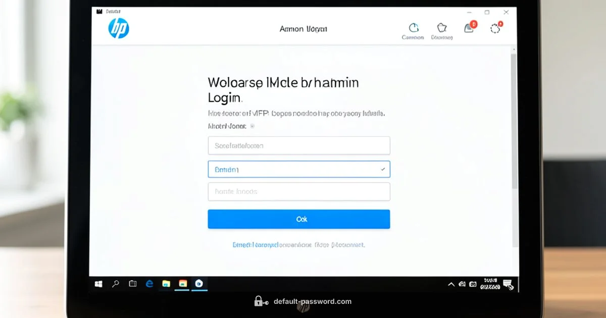 HP MFP Default Password