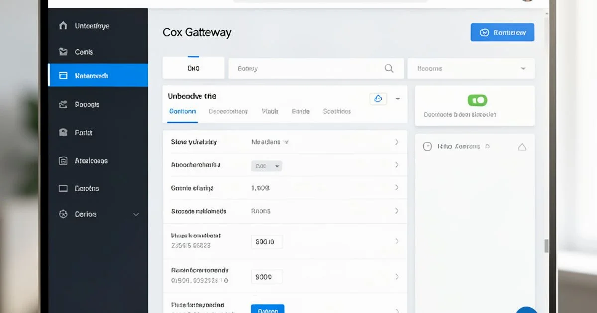 Cox Admin Access - Default Password