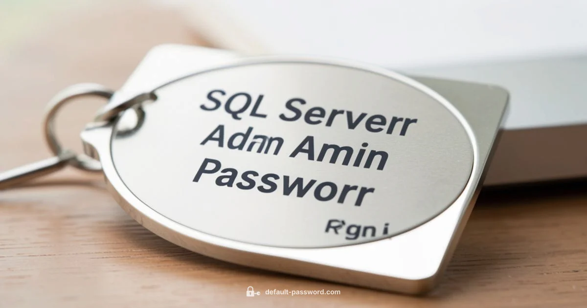 SA Password Security SA Password Security - Default Password