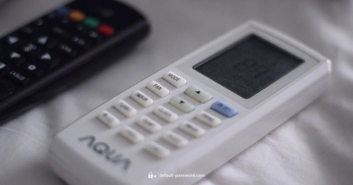 Daikin Admin Access - Default Password