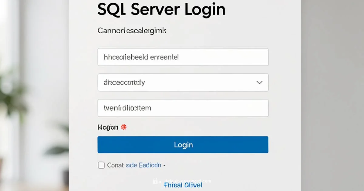 Secure Admin Access - Default Password