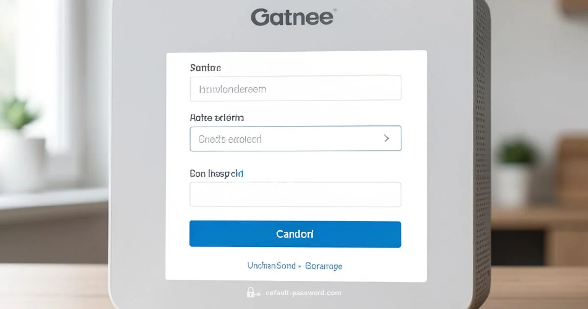 Router Admin Access - Default Password