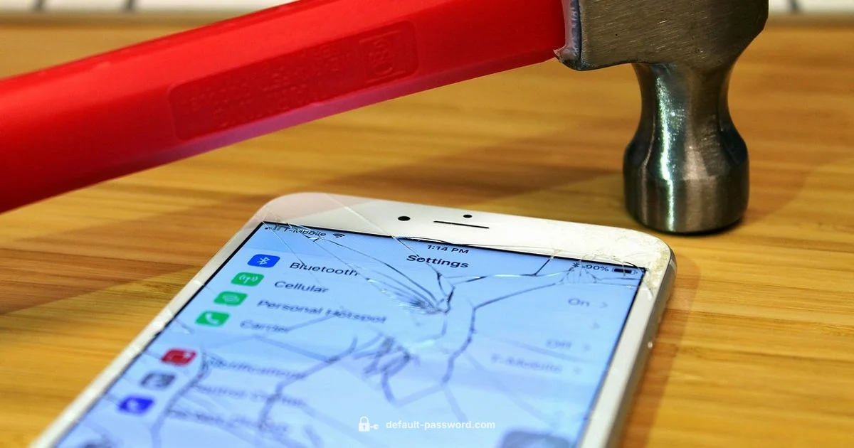 iPhone Reset Activation Lock - Default Password