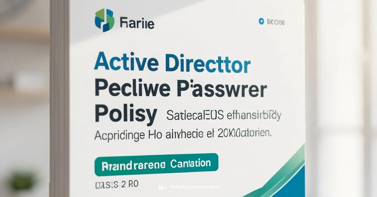 AD Default Password Policy