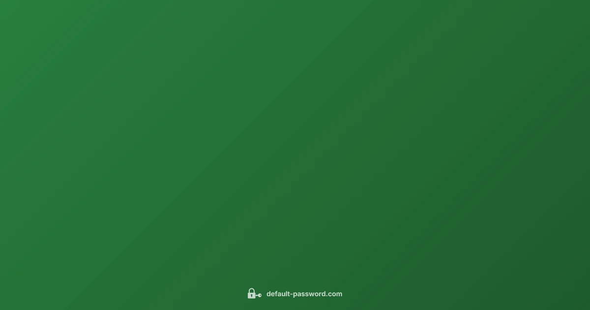 Admin Reset Steps Admin Reset Steps - Default Password (illustration)