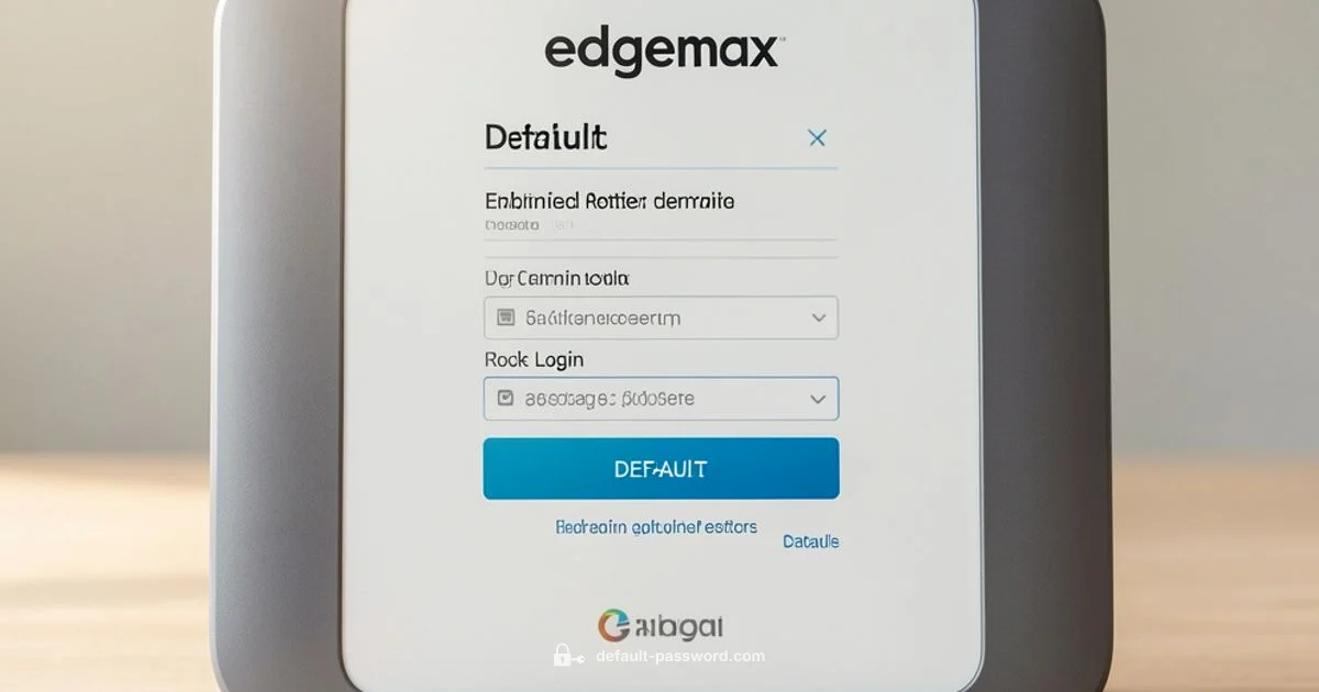 EdgeMax Password Guide EdgeMax Password Guide - Default Password