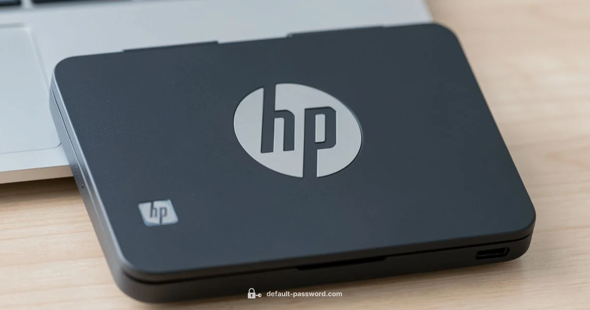 HP Admin Access HP Admin Access - Default Password