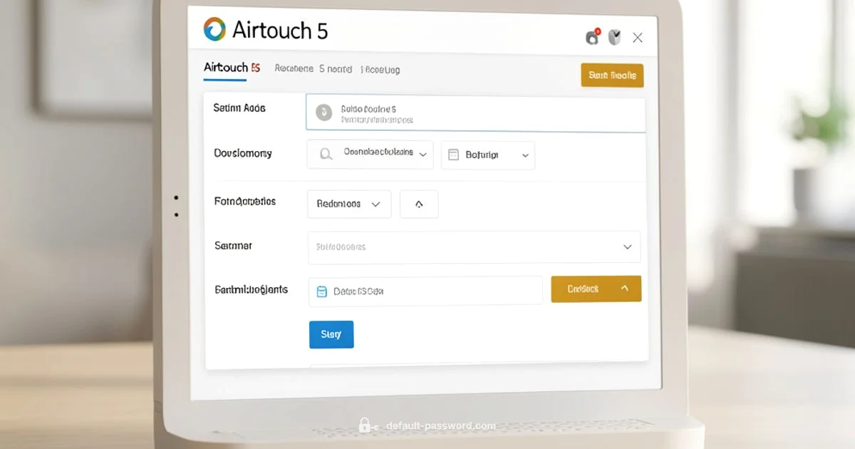Secure Airtouch 5 - Default Password