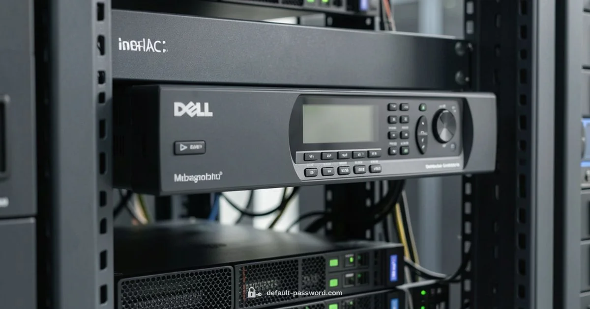 iDRAC Admin Security - Default Password