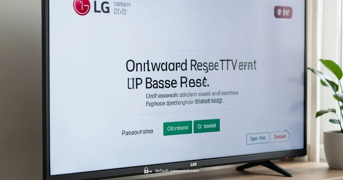 LG Password Guide LG Password Guide - Default Password