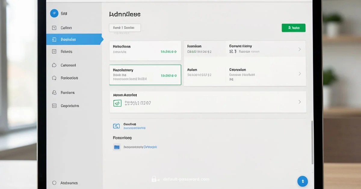 Security Manager Guide - Default Password