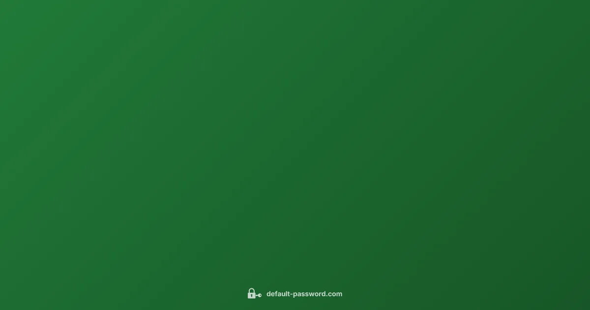 Reset Basics - Default Password (illustration)