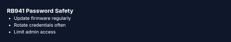 RB941 password safety infographic