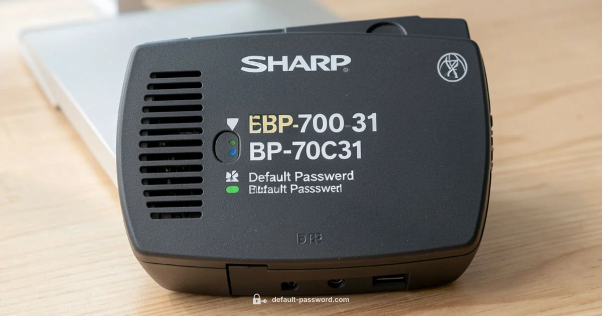 BP-70C31 Security - Default Password