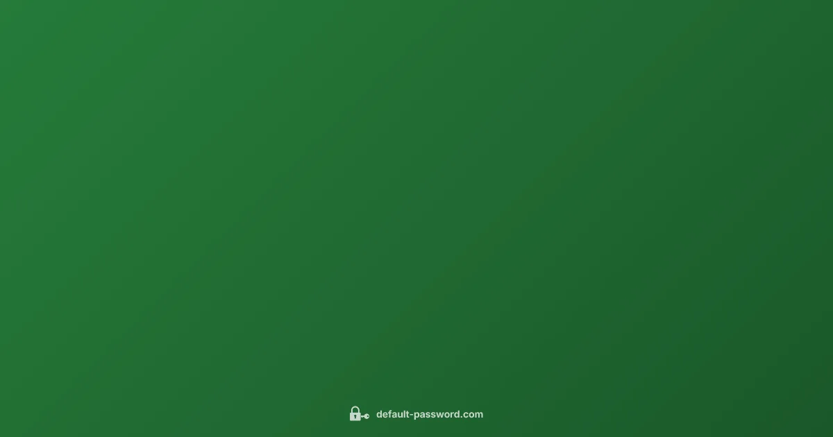 Default Password Guide Default Password Guide (illustration)