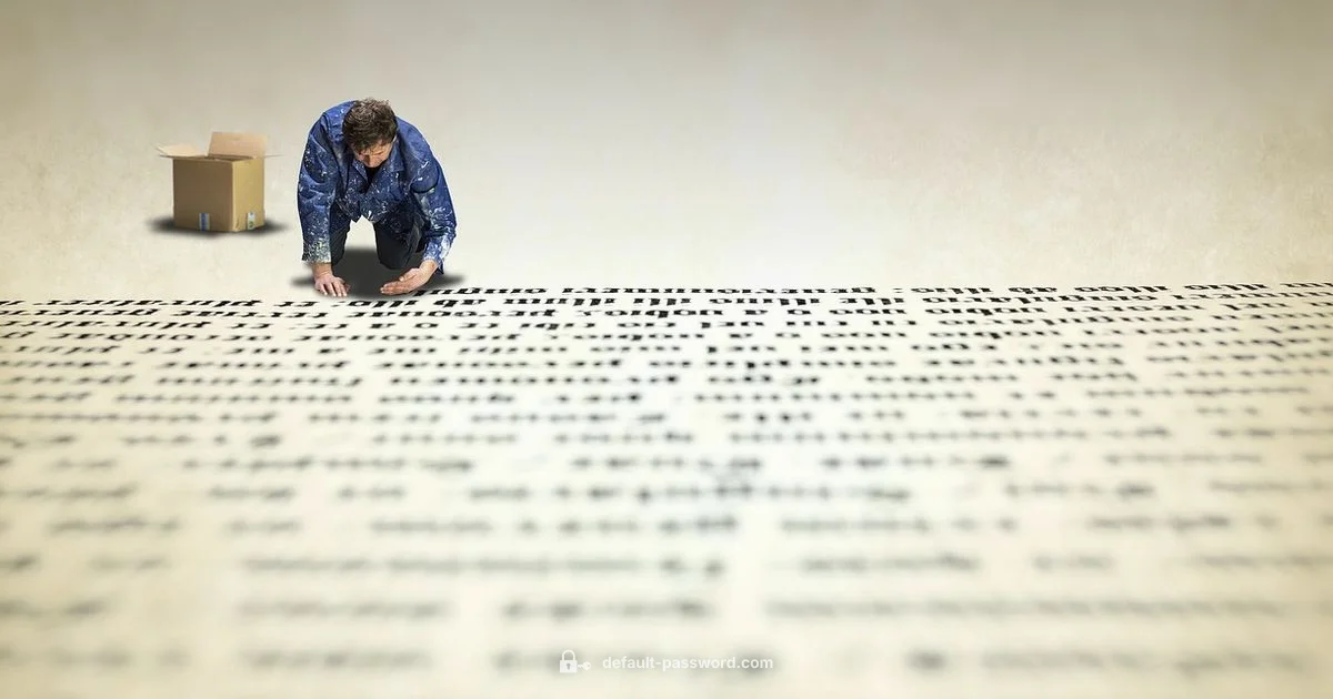 Admin Password Setup - Default Password